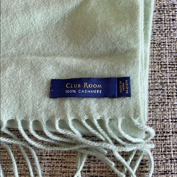 Club  Room cashmere scarf - Picture 2 of 2
